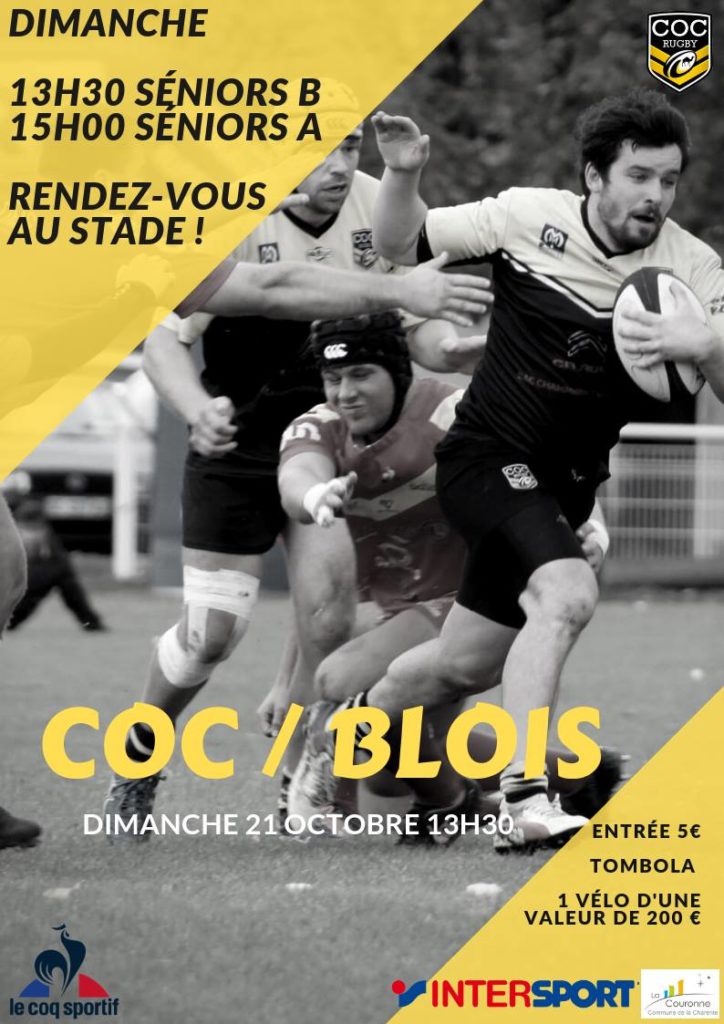 COC Rugby La Couronne Vs Blois La Couronne