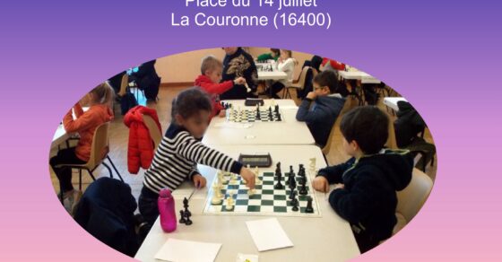 Tournoi d'échecs (Class'Echecs) des écoles de Charente - Mercredi 9 avril 