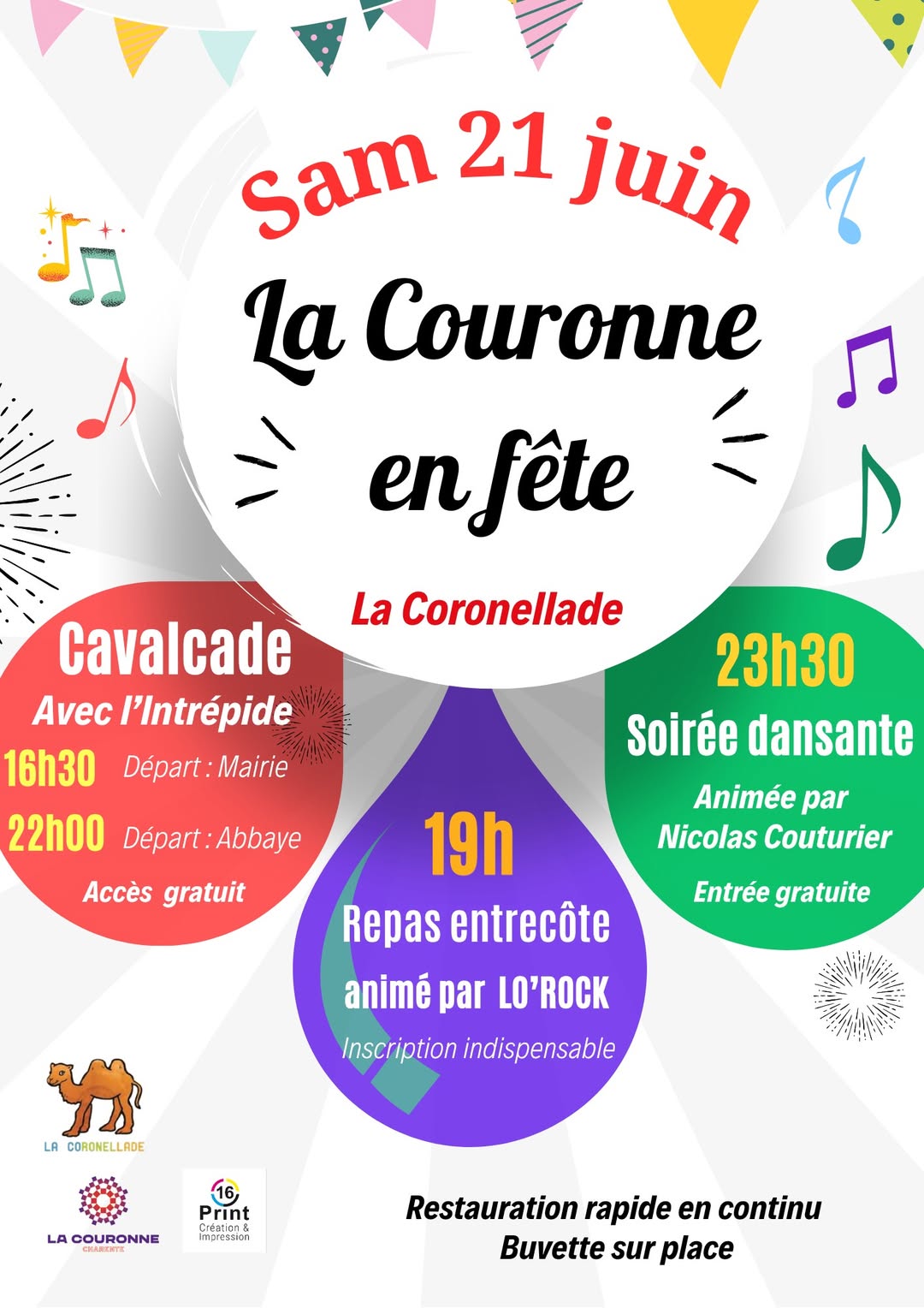 La Couronne en fête - Organisé par La Coronellade