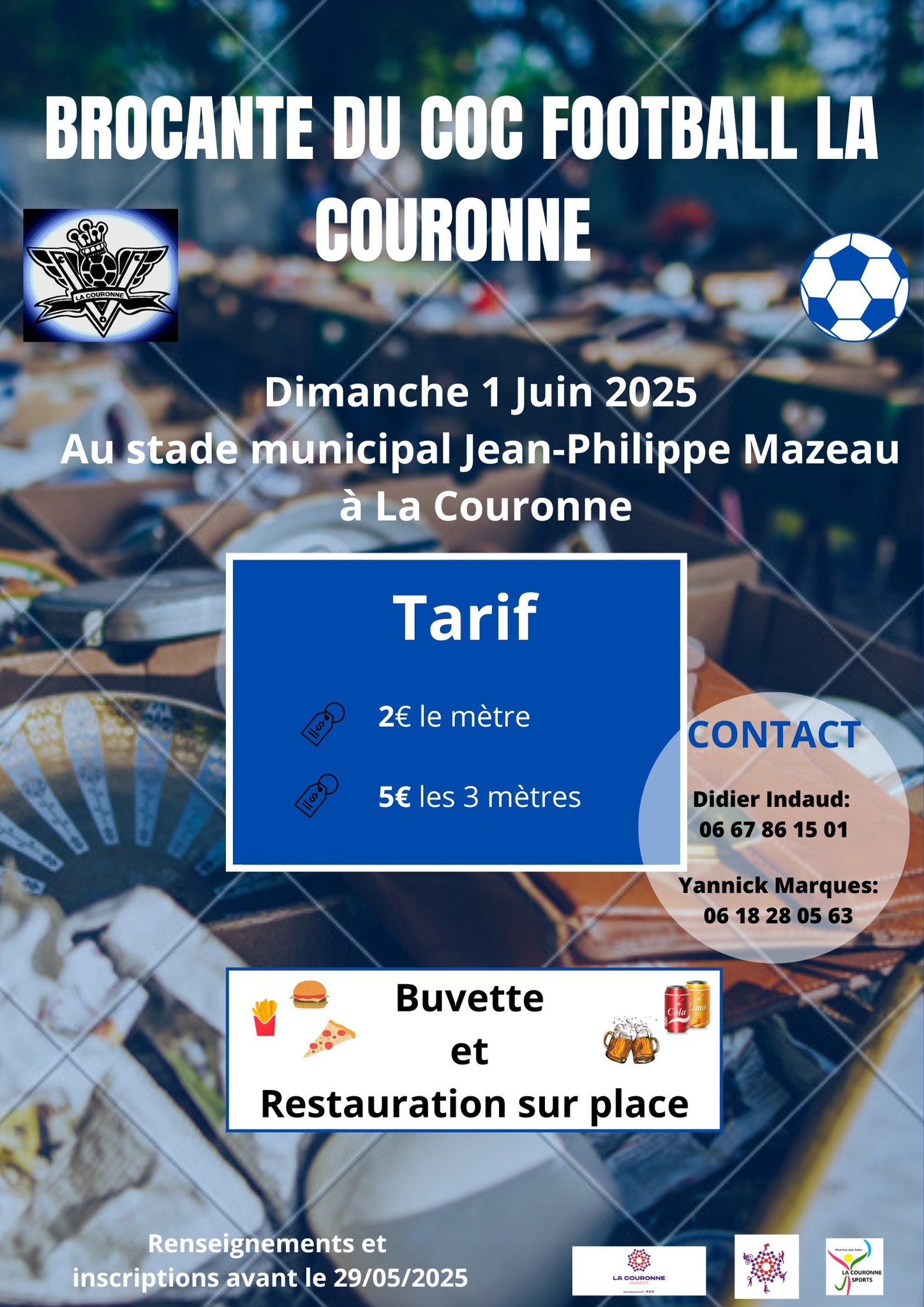 Brocante COC Football La Couronne