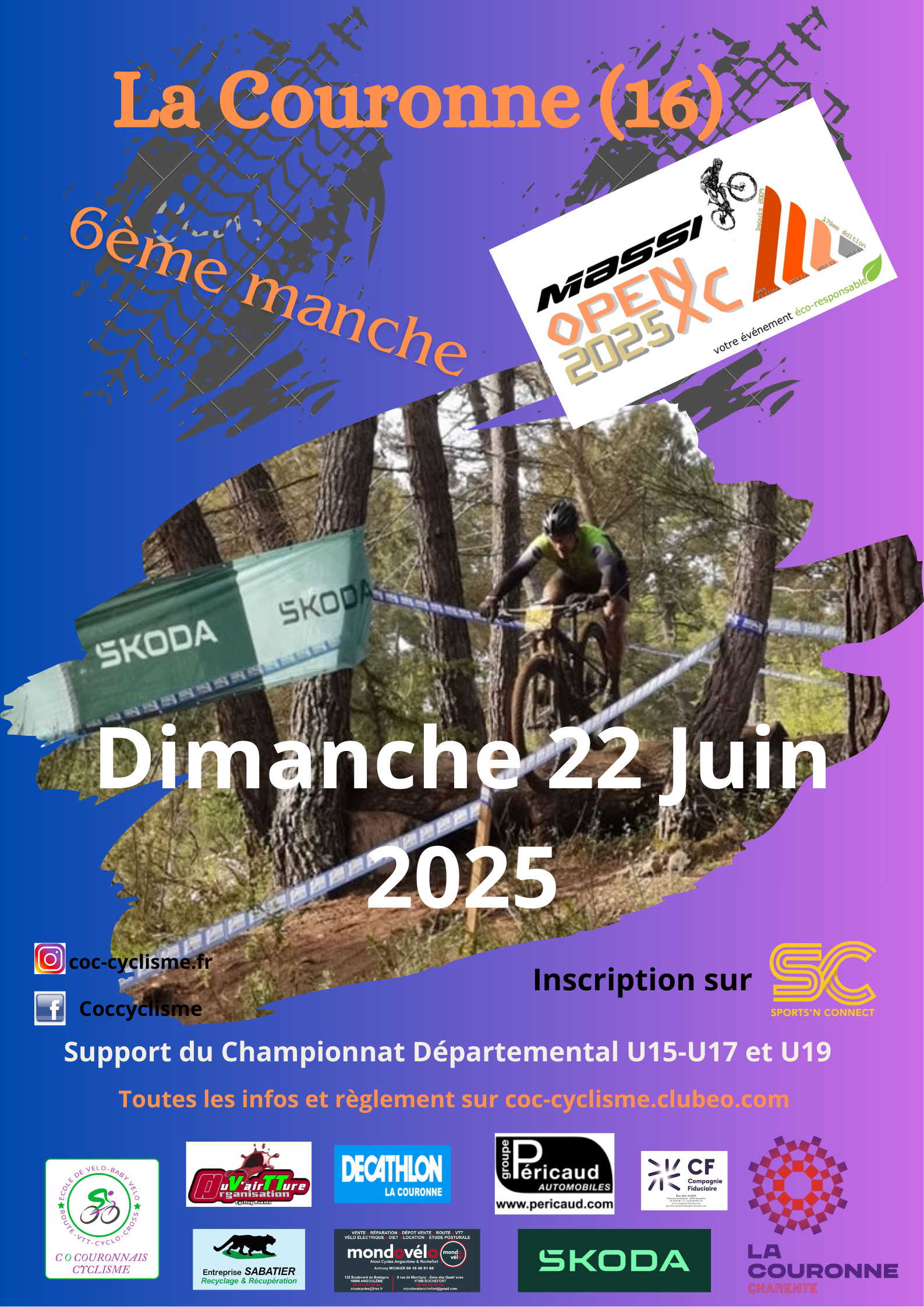 Affiche Trophée Massi VTT 2025