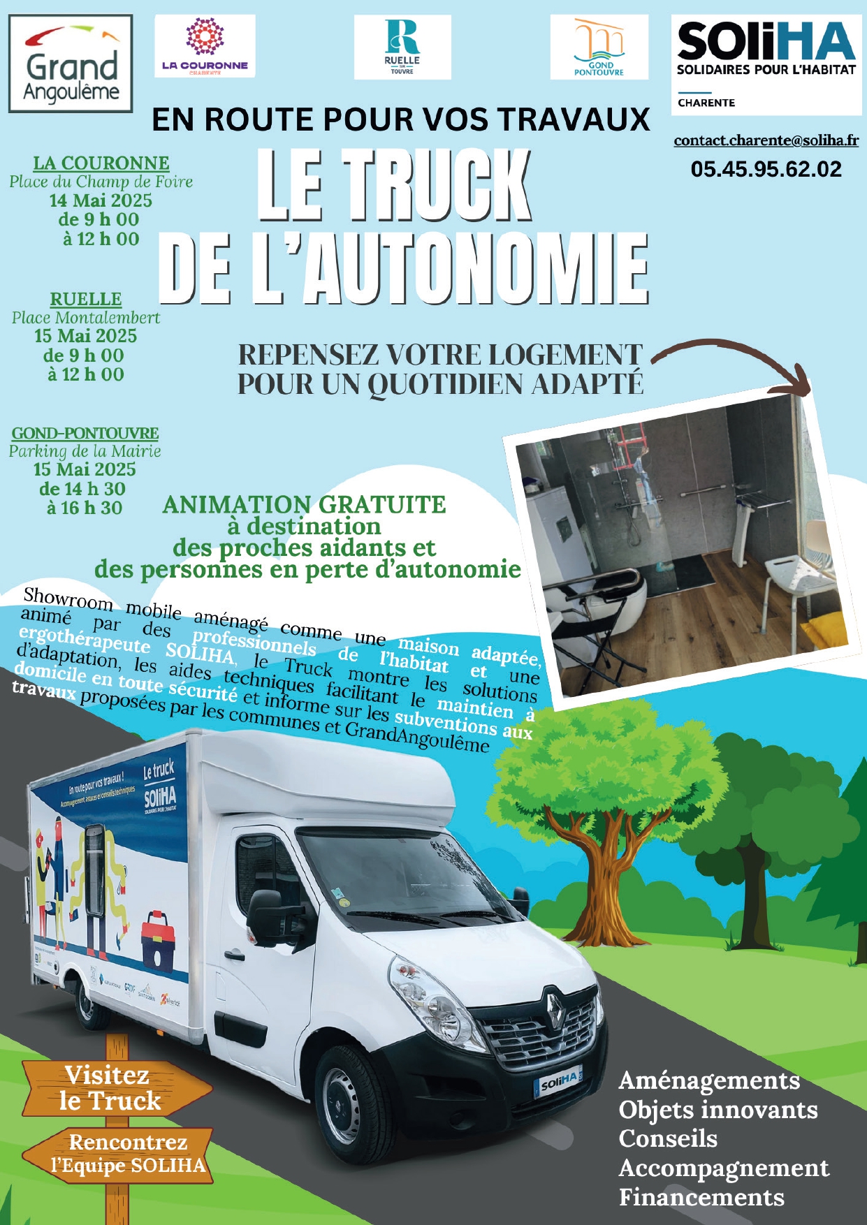 Affiche le Truck de l'autonomie