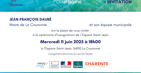 Invitation inauguration espace saint jean