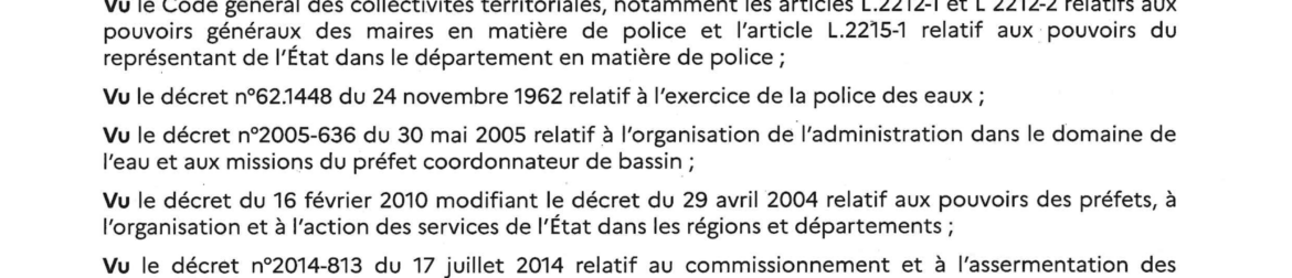 Arrêté de restriction temporaire des prélèvements d’eau sur le bassin versant de la Charente n° 16-2025-07-02-00001 du 2 juillet 2025