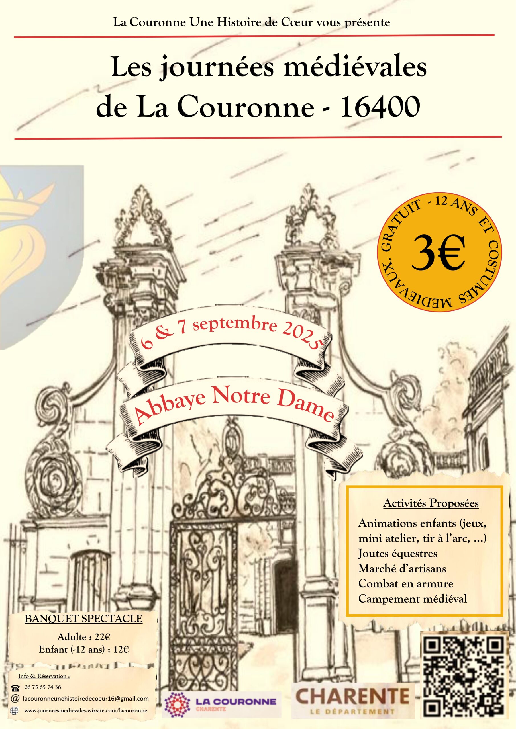 Affiche Les médiévales 2025