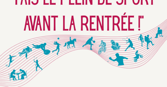 Affiche stage multisports août 2025