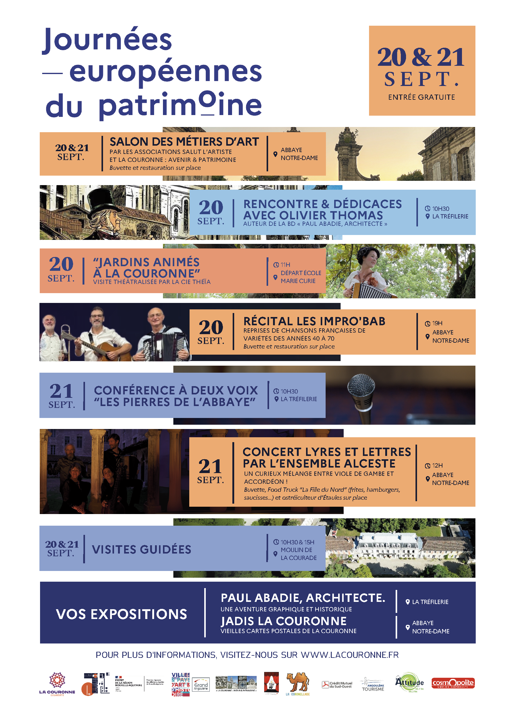 Affiche des Journées Européennes du Patrimoine 2025