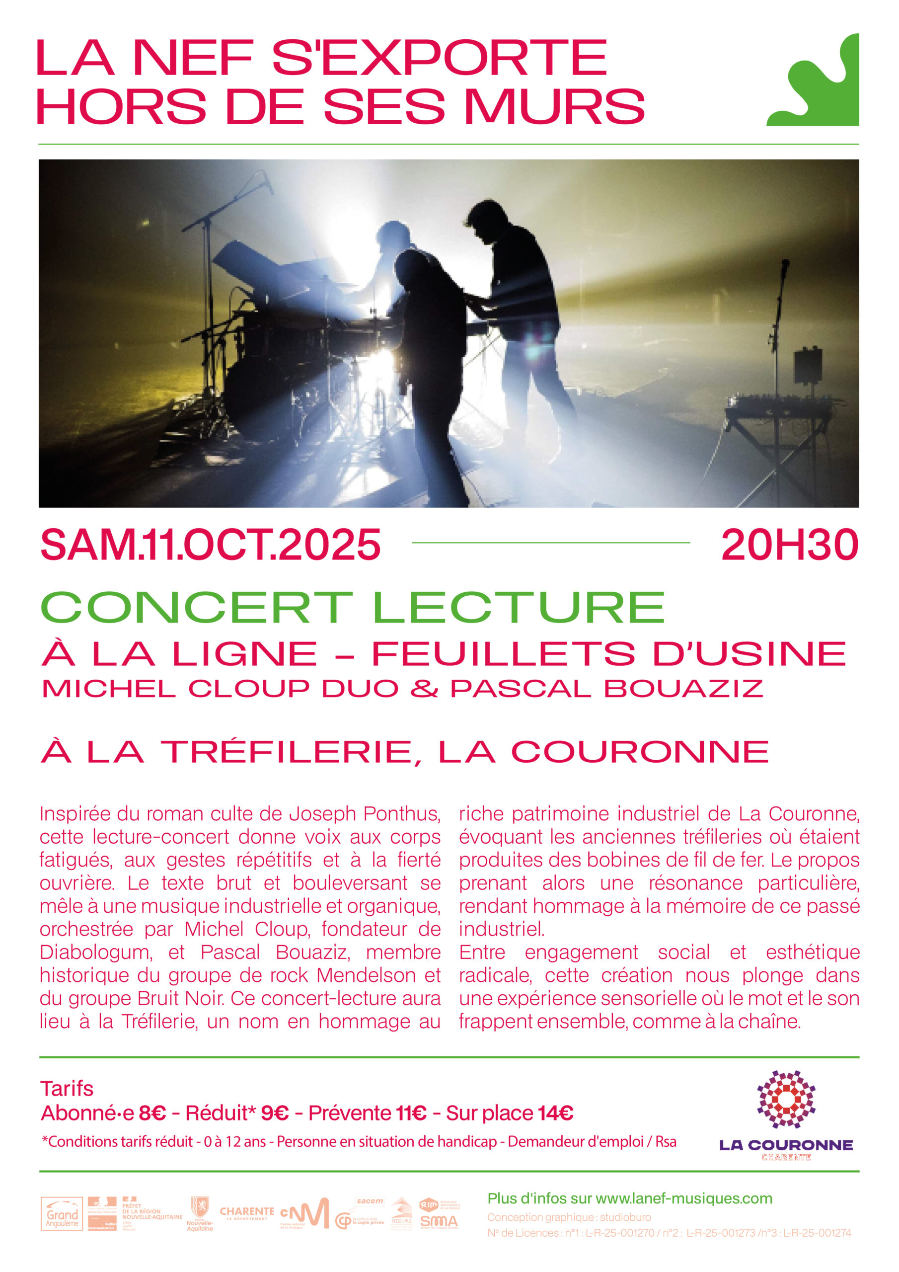 affiche concert Michel Loup