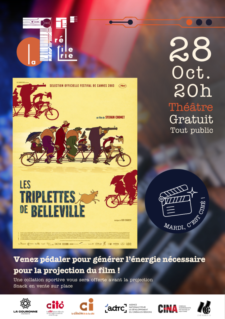 Mardi c'est ciné - les triplettes de belleville - 28 octobre 2025 - 20h