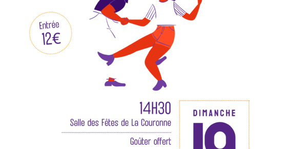 Affiche thé dansant le 19 octobre 2025