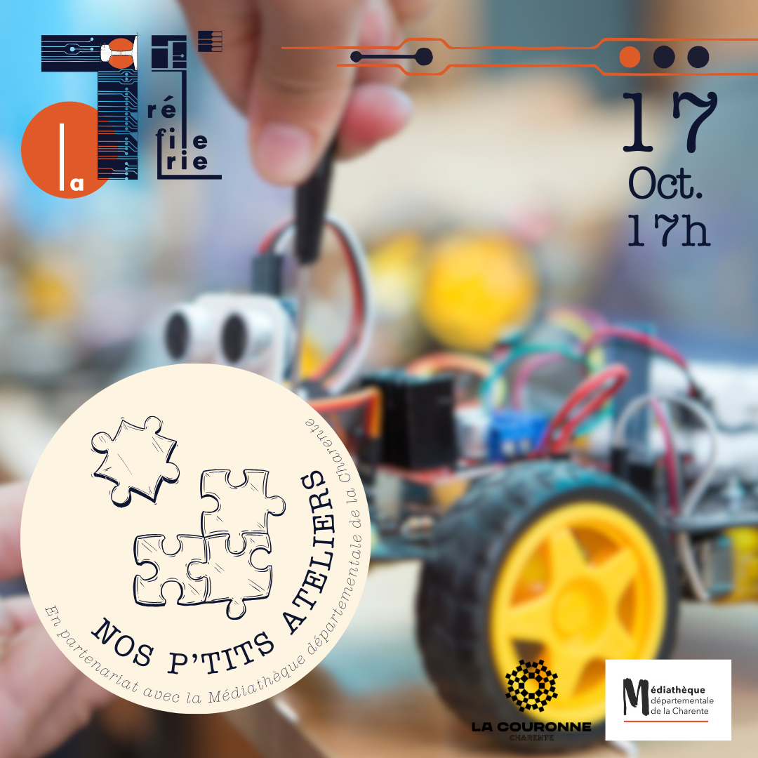 Affiche pour l'ateliers du 17 octobre 2025 à 17h à La Tréfilerie
