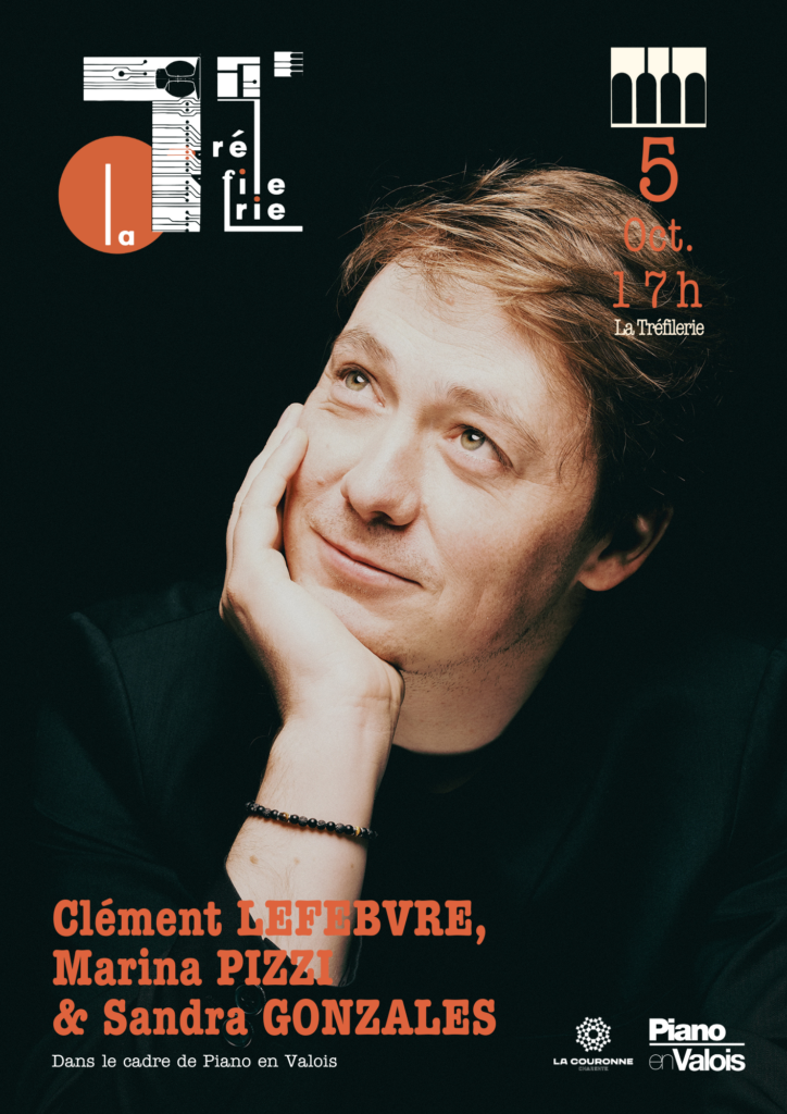 Affiche du concert de Clément LEFEBVRE, Marina PIZZI & Sandra Gonzales le 5 octobre 2025 à 17h à La Tréfilerie