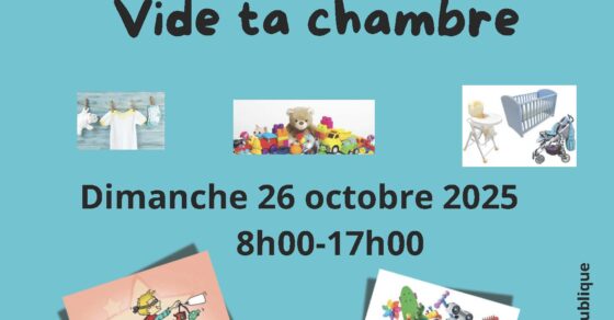 Bourse aux jouets et Vide ta chambre 2025