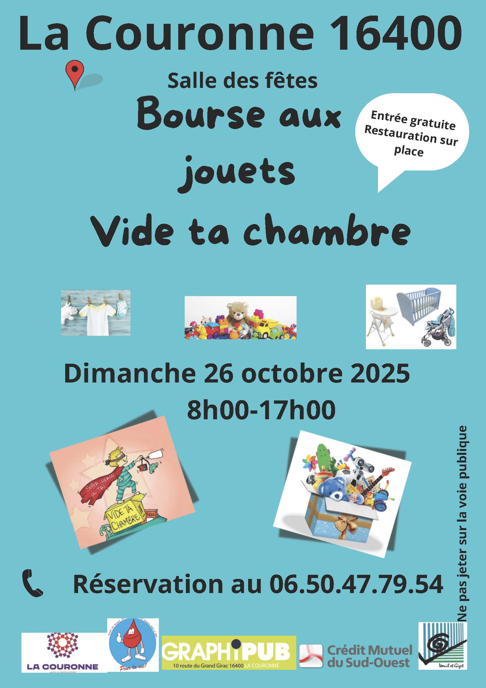 Bourse aux jouets et Vide ta chambre 2025