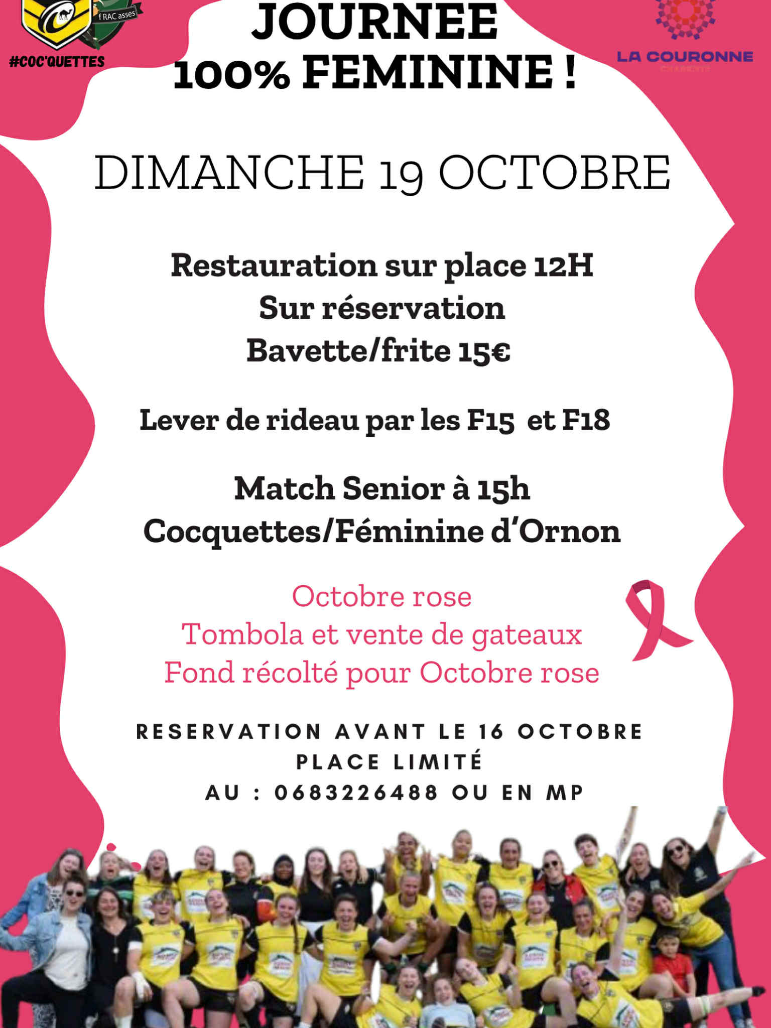 Journée 100% féminine - 19 octobre 2025