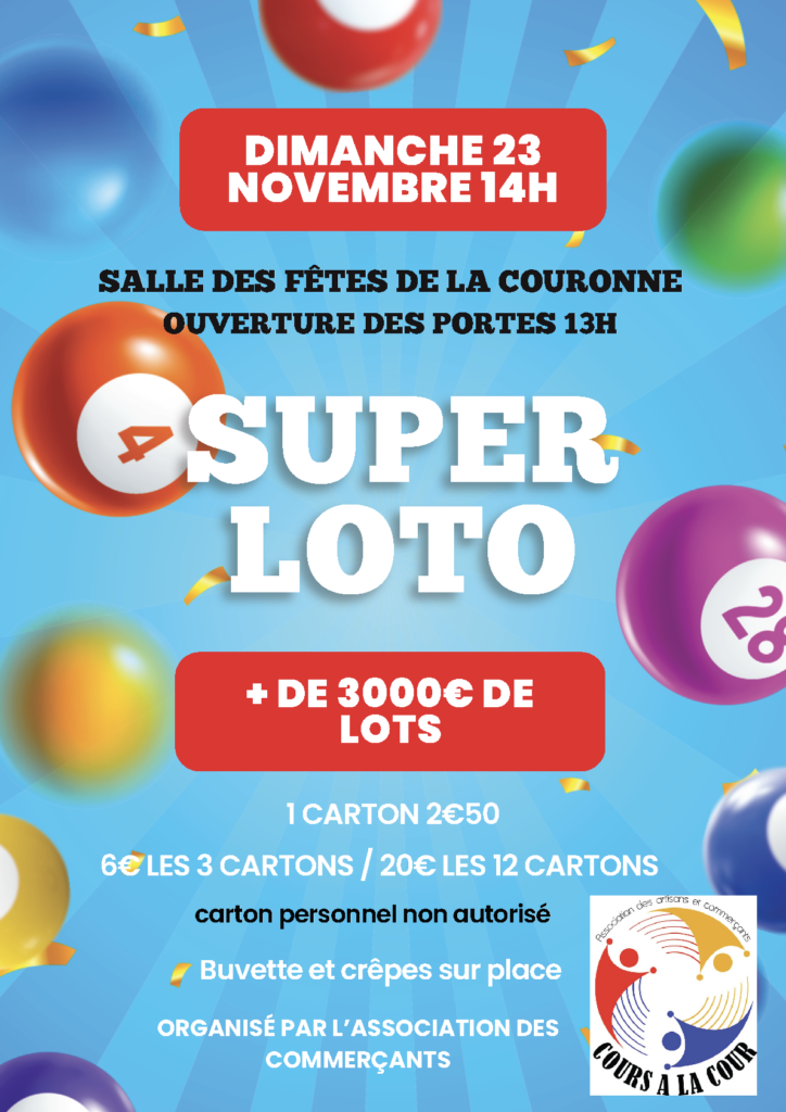 Super Loto - Cours à la Cour - 2025