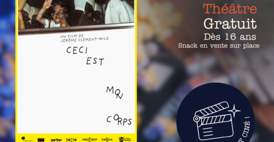 Affiche pour le "Mardi c'est ciné !" du 25 novembre 2025 avec comme projection : Ceci est mon corps