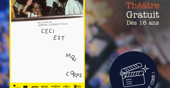 Affiche pour le "Mardi c'est ciné !" du 25 novembre 2025 avec comme projection : Ceci est mon corps