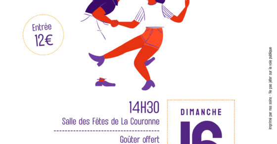 Affiche du thé dansant du dimanche 16 novembre 2025