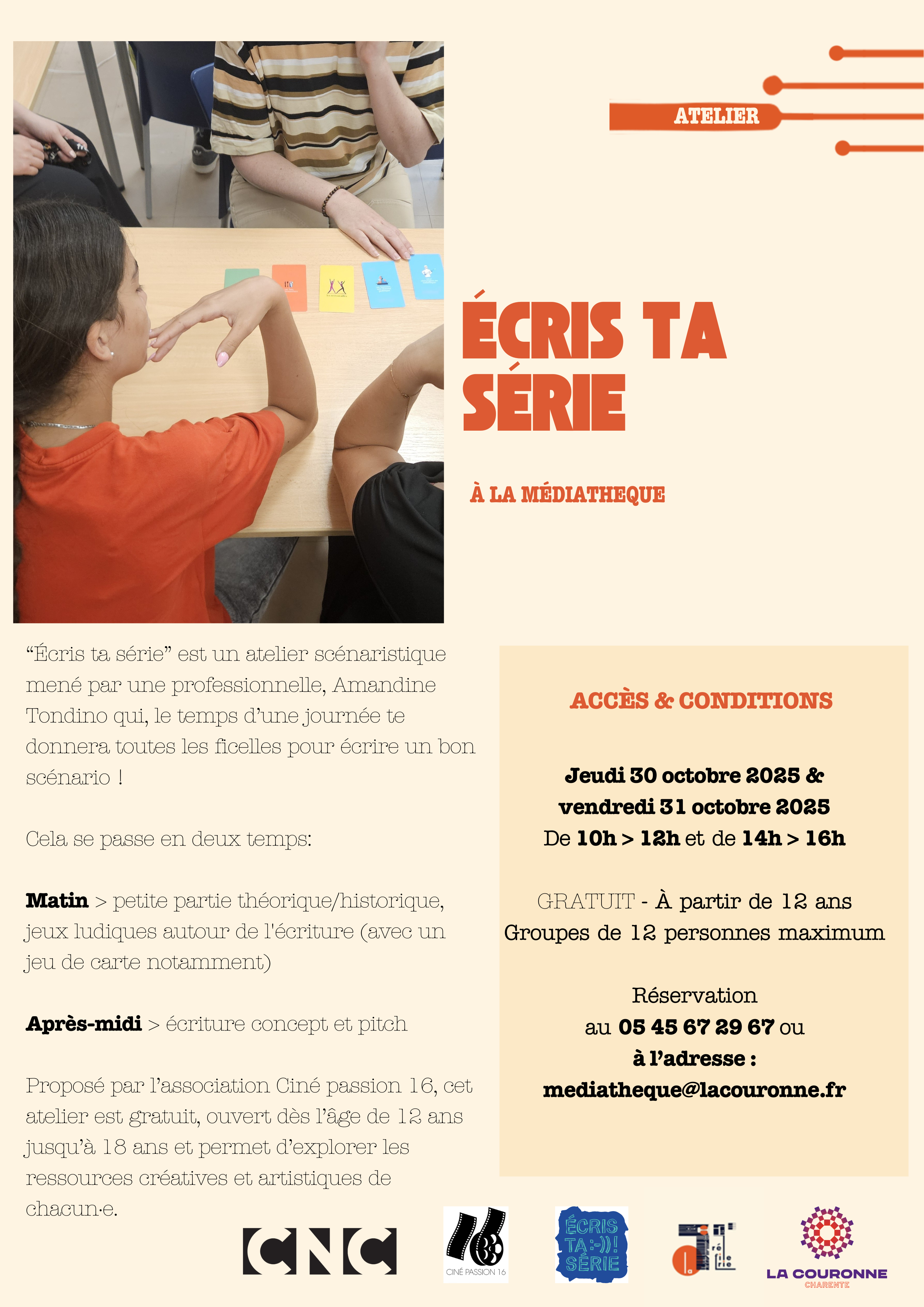 écris ta série octobre 2025