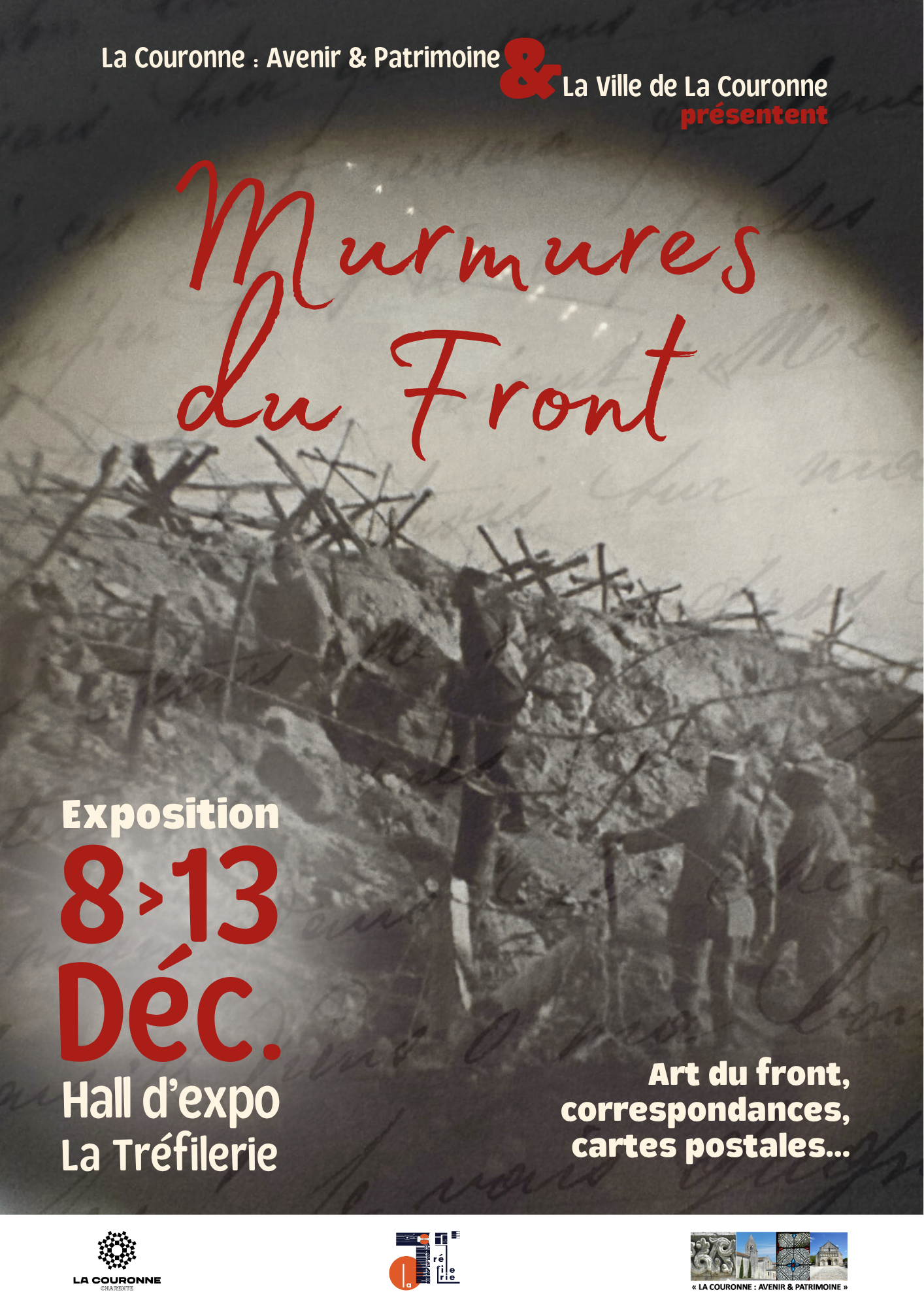 Affiche Exposition – Murmures du front Affiche Exposition - Murmures du front