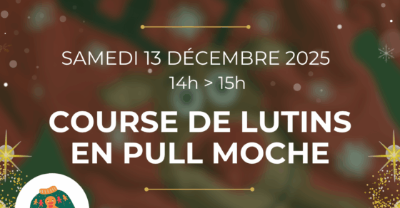 Affiche La Couronne enchantée 2025 - course de lutins en pull moches