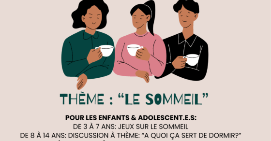 Affiche du samedi papotis du 6 décembre 2025