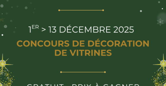 Affiche La Couronne enchantée 2025 - concours de vitrines