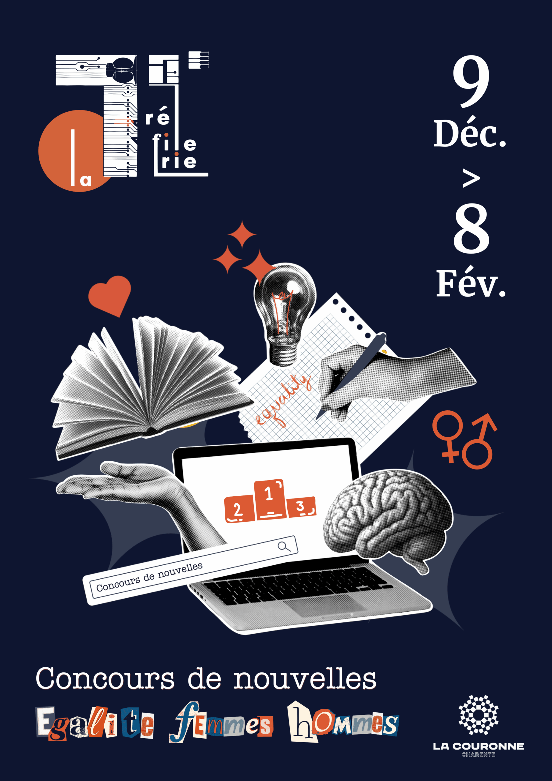 Affiche Concours de nouvelle – A4 Affiche Concours de nouvelle - A4