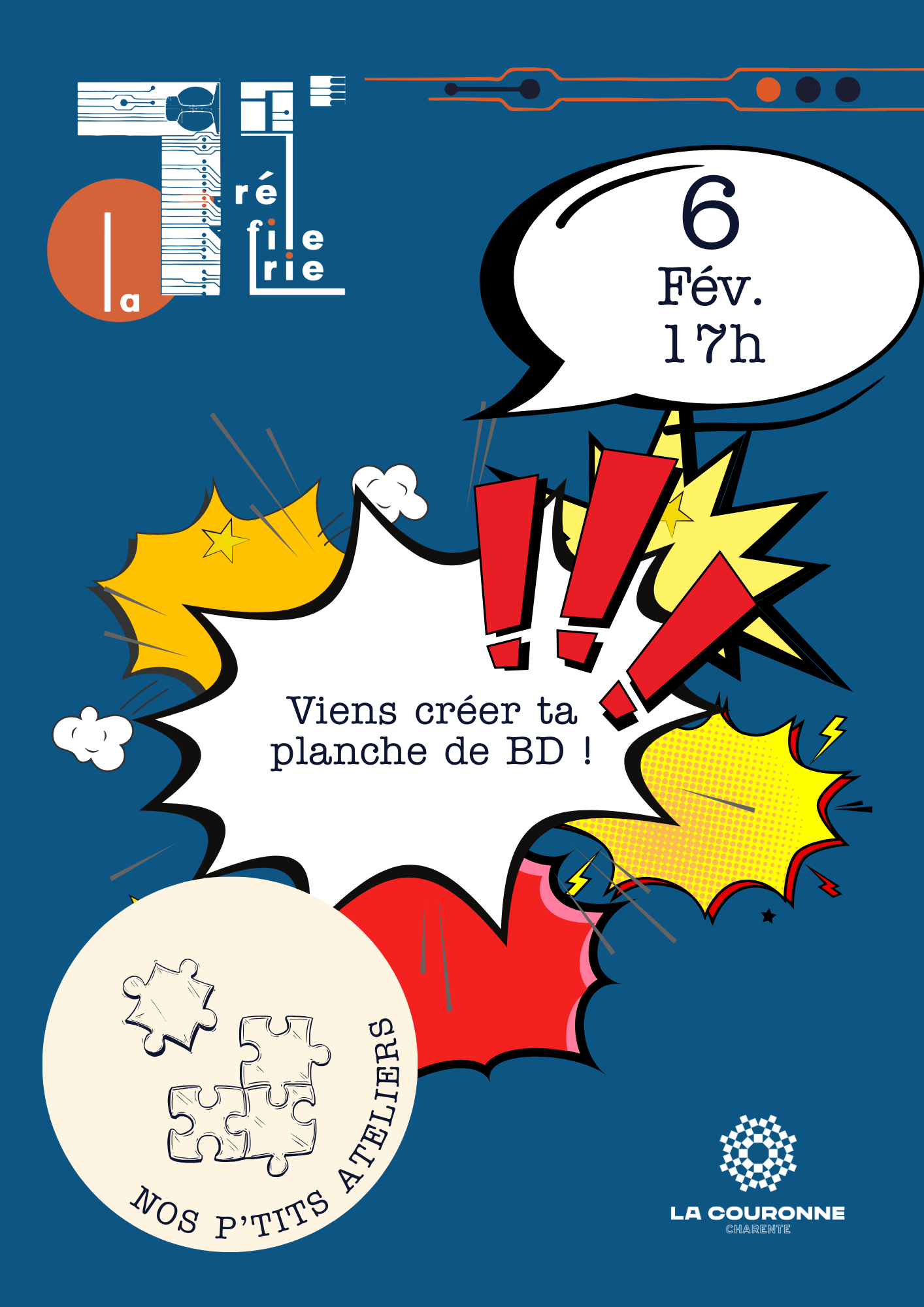 Nos p'tits ateliers - crée ta planche de BD