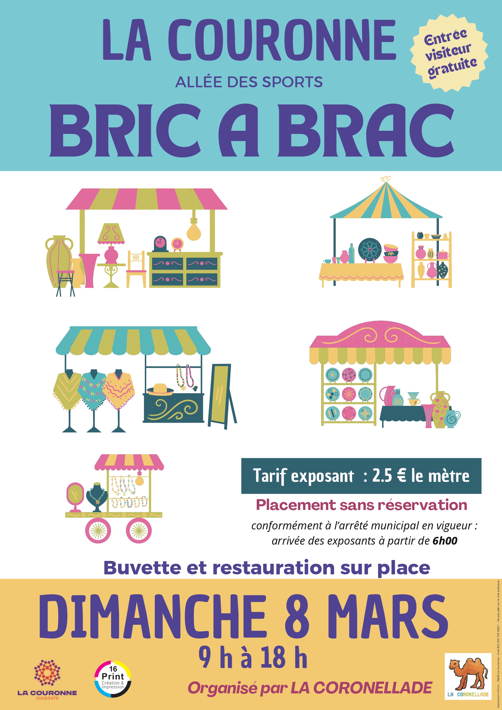 Affiche du Bric à Brac du 8 mars