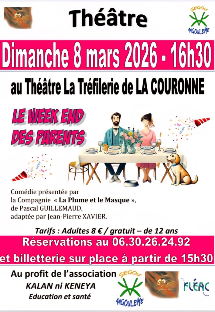 Spectacle caritatif "Le weekend des parents"