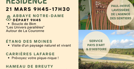 Balade guidée et sortie de résidence "Godasse, retour en bipédie"