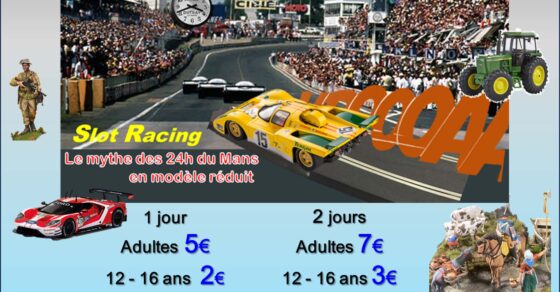 Affiche du Salon du modélismes et de la miniature - avril 2026