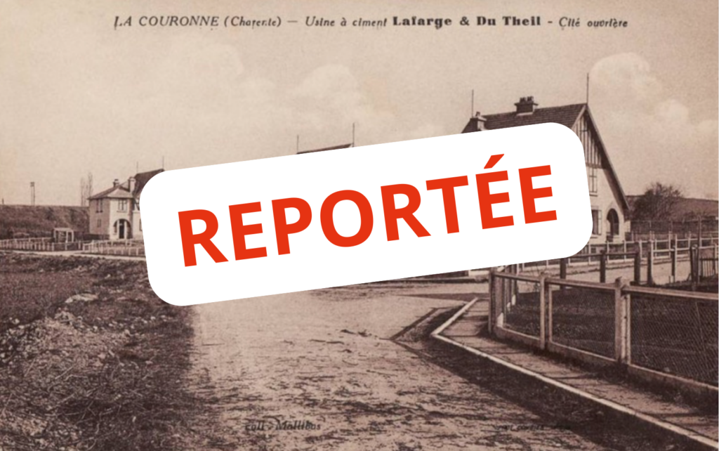 REPORTÉE visite cité lafarge