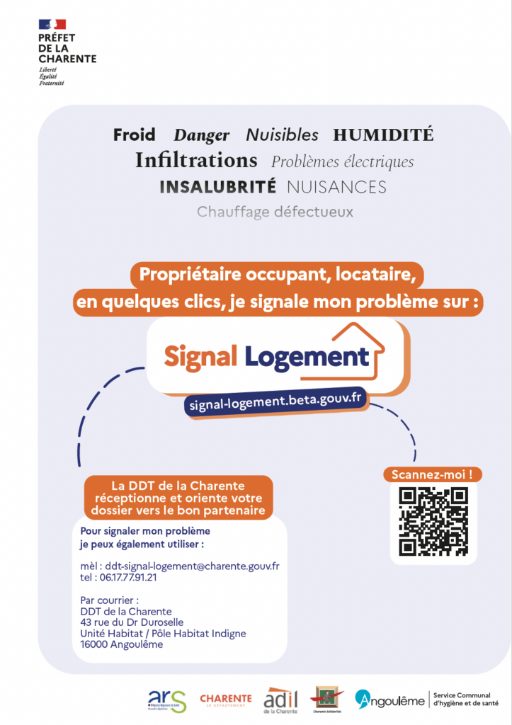 Affiche du dispositif signal logement
