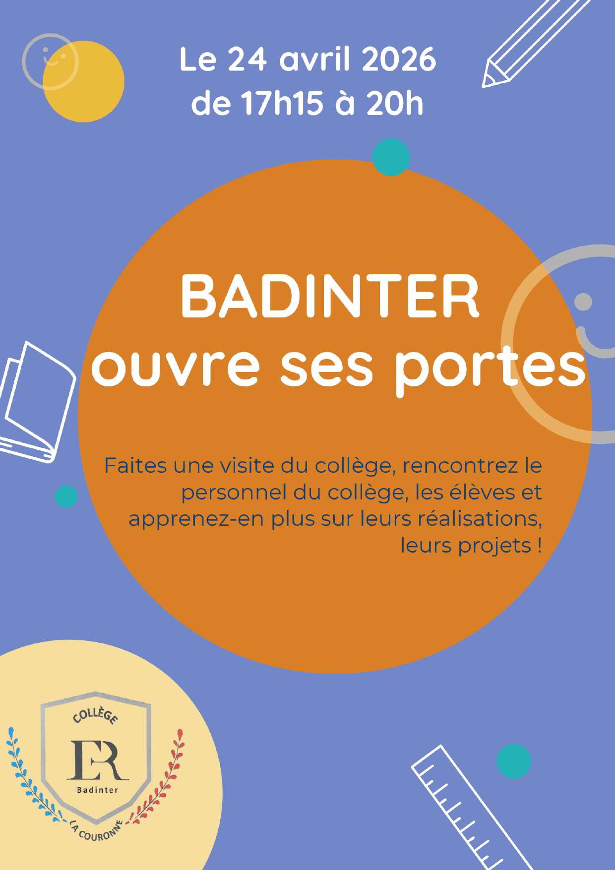 Soirée Portes Ouvertes Collège Élisabeth et Robert Badinter 2026