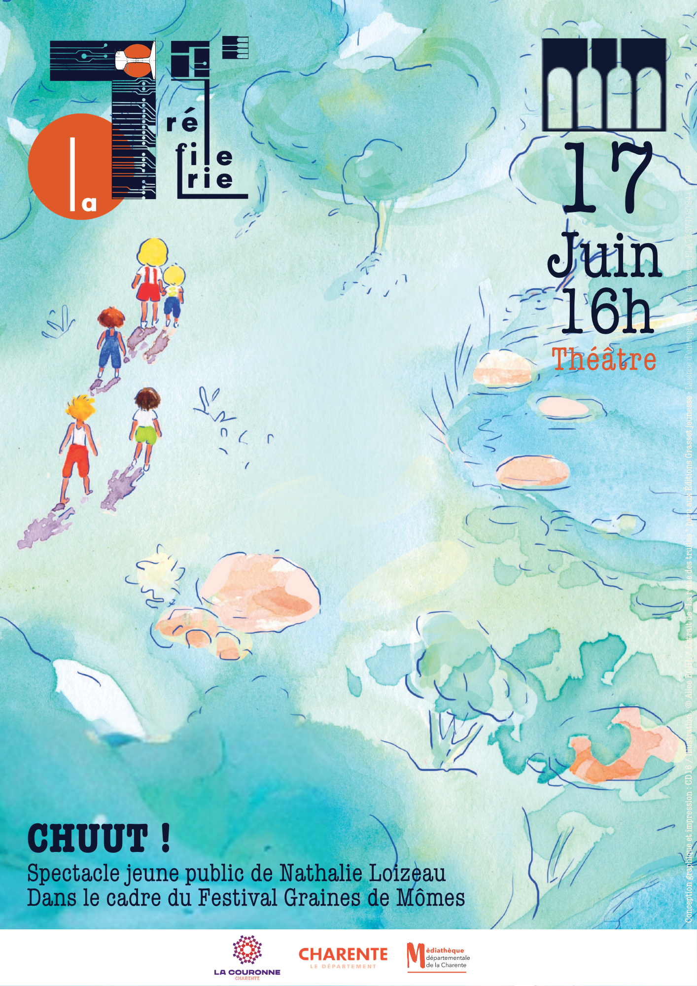 Affiche Chuuut spectacle 17 juin