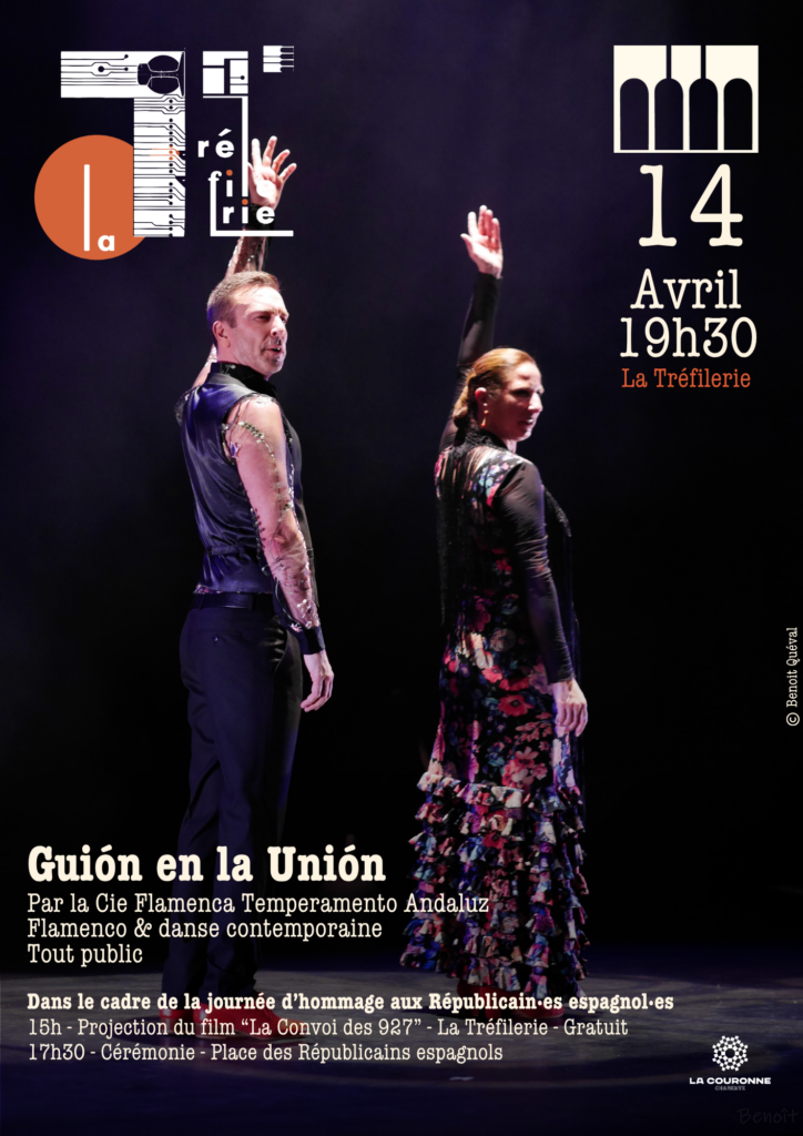 Affiche de la cérémonie d'hommage aux républicains espagnols