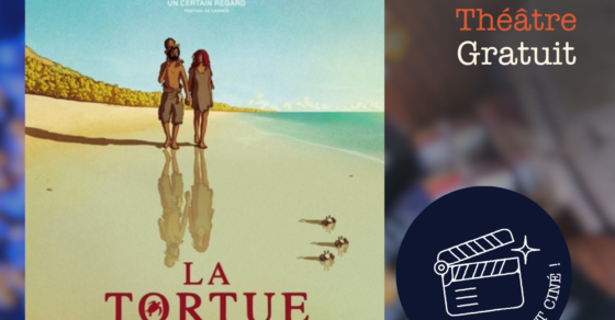 Affiche de la projection du film "La Tortue rouge" de Michaël Dudok de Wit