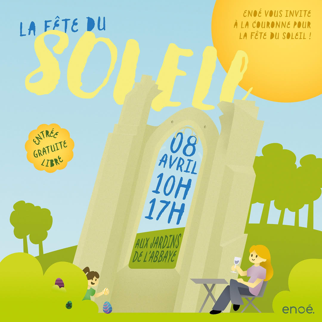 Affiche fête du soleil - 8 avril 2026