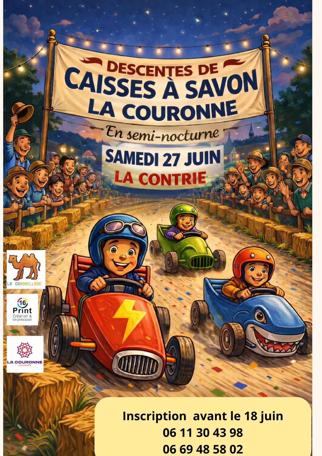 Descente de caisses à savon - 27 juin 2026