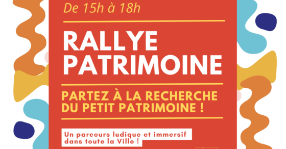 Affiche Rallye Patrimoine - Mai 2026