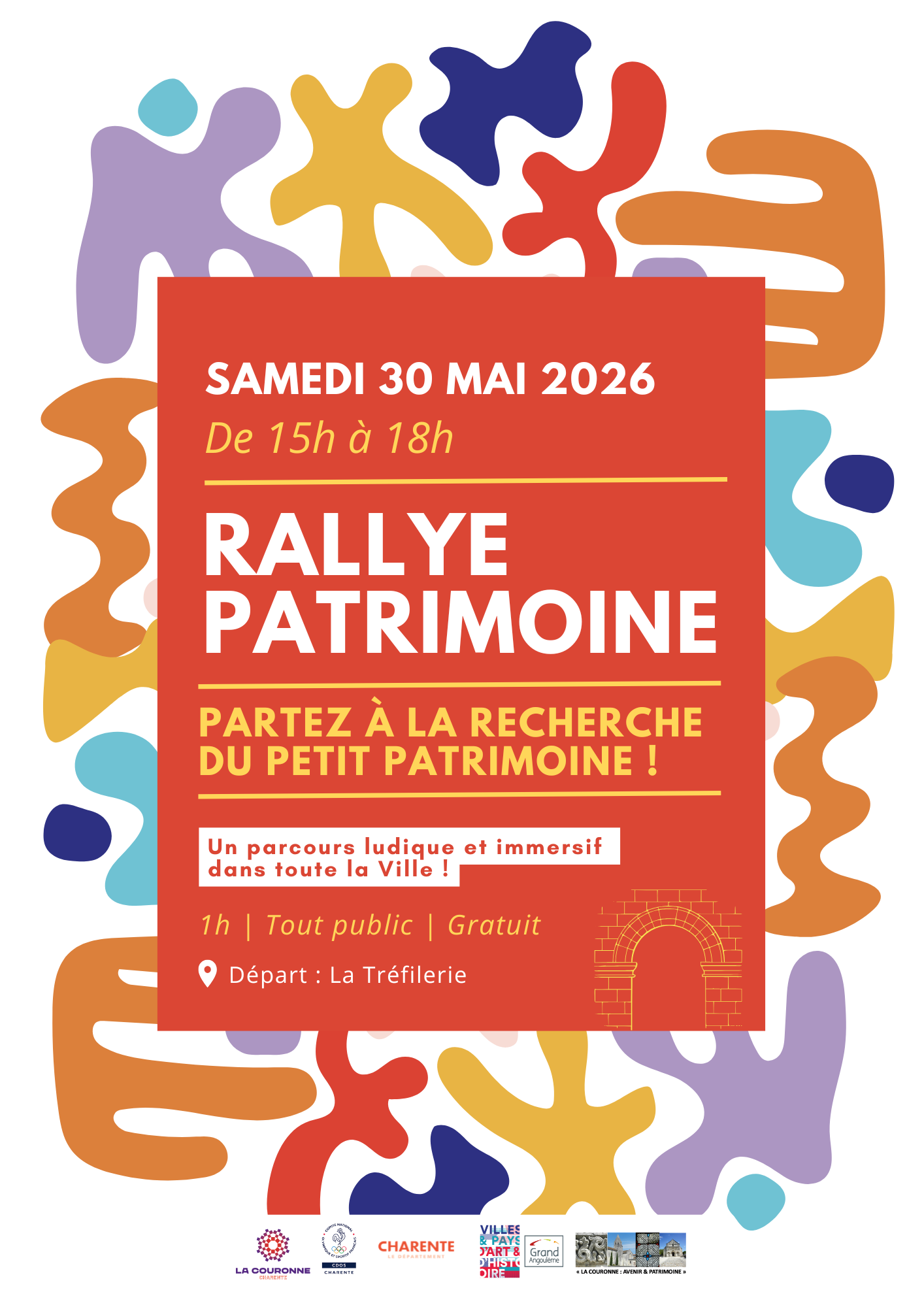 VALIDÉE – Rallye Patrimoine Affiche Rallye Patrimoine - Mai 2026