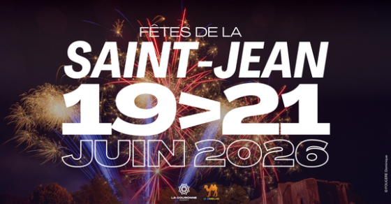 Visuel des Fêtes de la Saint-Jean 2026 à La Couronne du 19 au 21 juin.