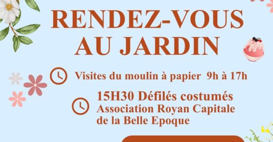 Affiche Rendez-vous au jardin 2026 au Moulin de la Courade à La Couronne par La Couronne Avenir et Patrimoine