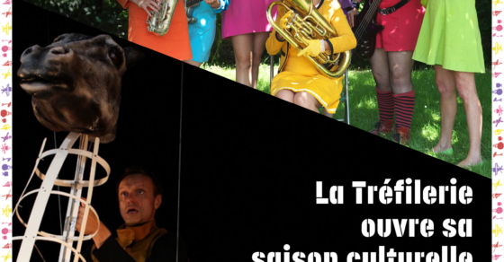 Affiche de l'ouverture de saison culturelle 2026 / 2027 de La Tréfilerie le vendredi 25 septembre 2026 à La tréfilerie, dès 18h