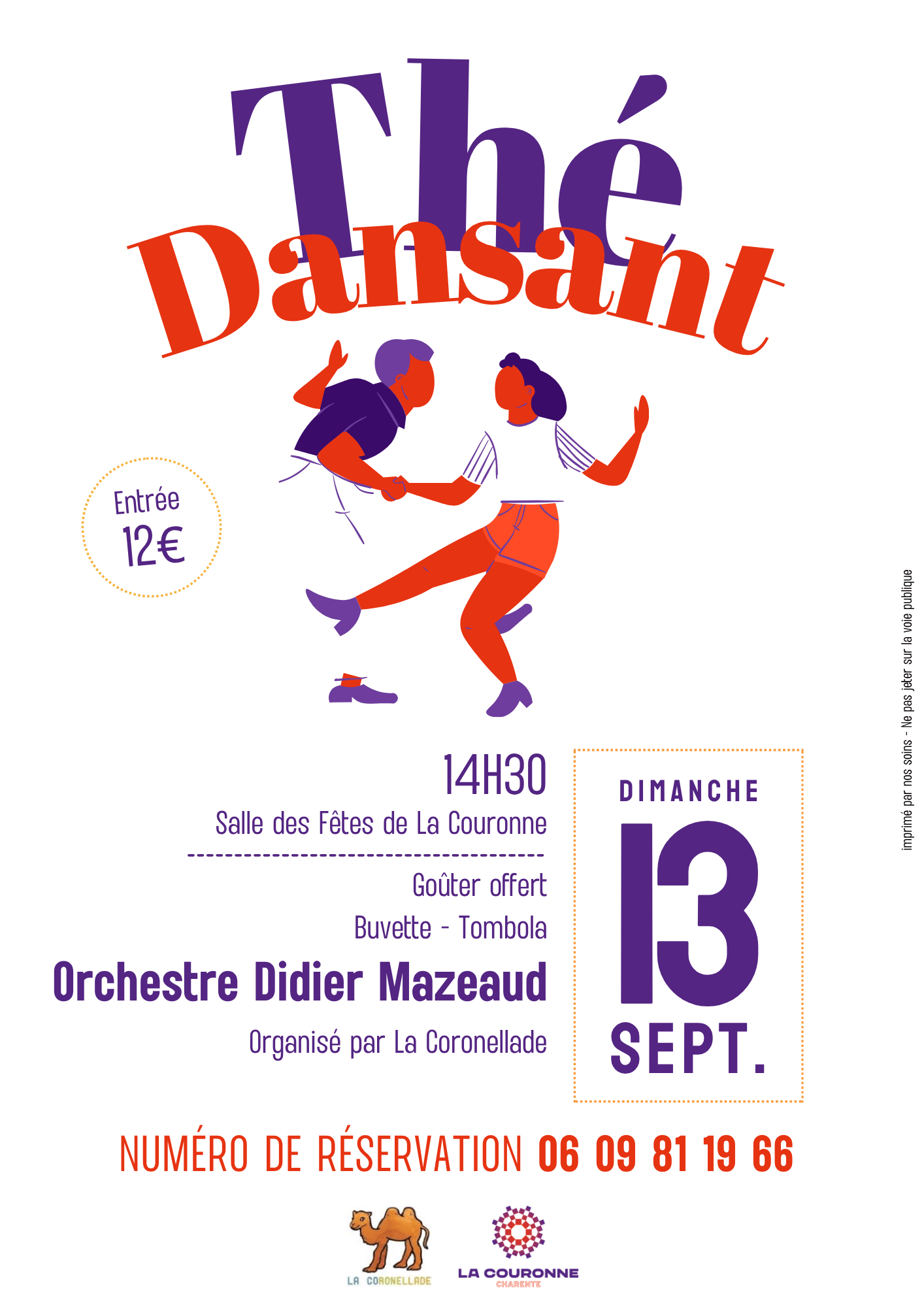 Affiche The dansant septembre 2026