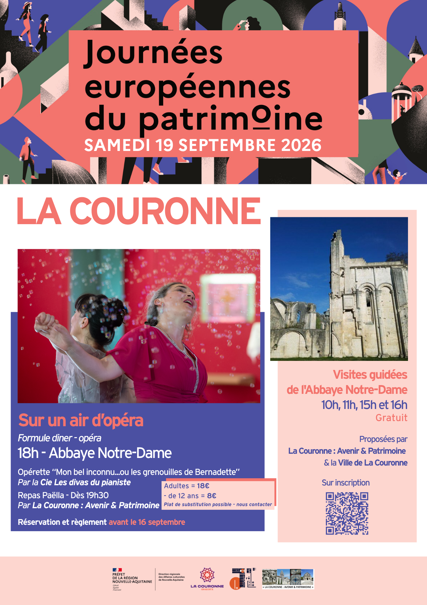 Journées européennes du patrimoine 2026 - affiche