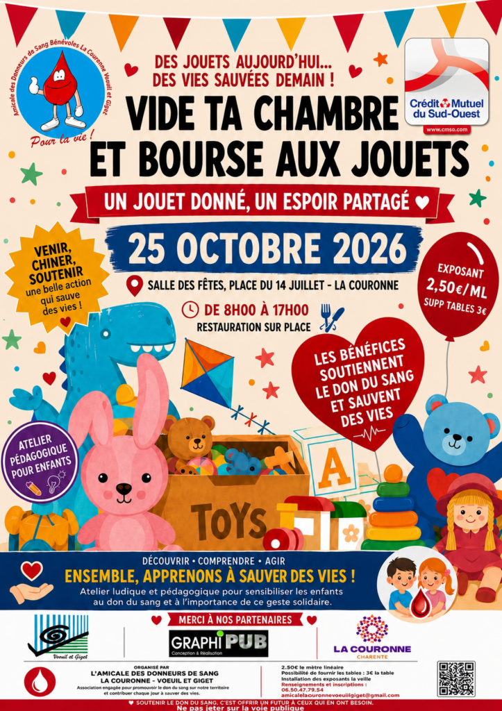 Vide ta chambre et bourse aux jouets